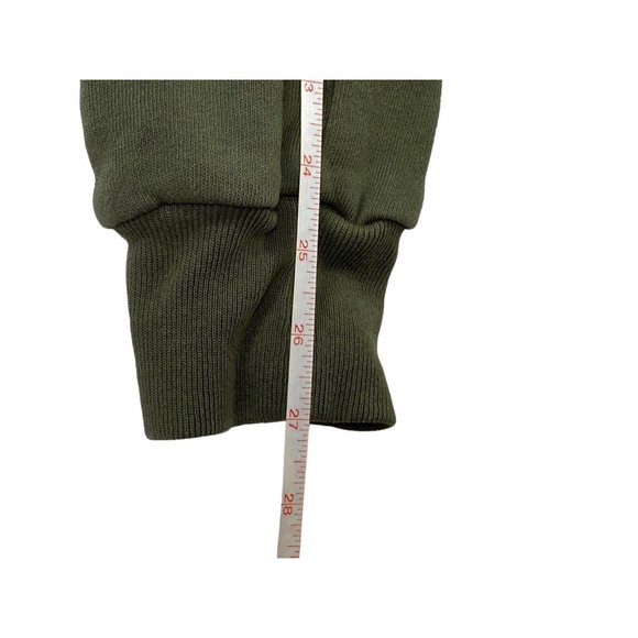 SOMETHING NAVY Olive Green Ruffle Sleeve Henley Jumpsuit‎ Size XXS - Picture 7 of 10